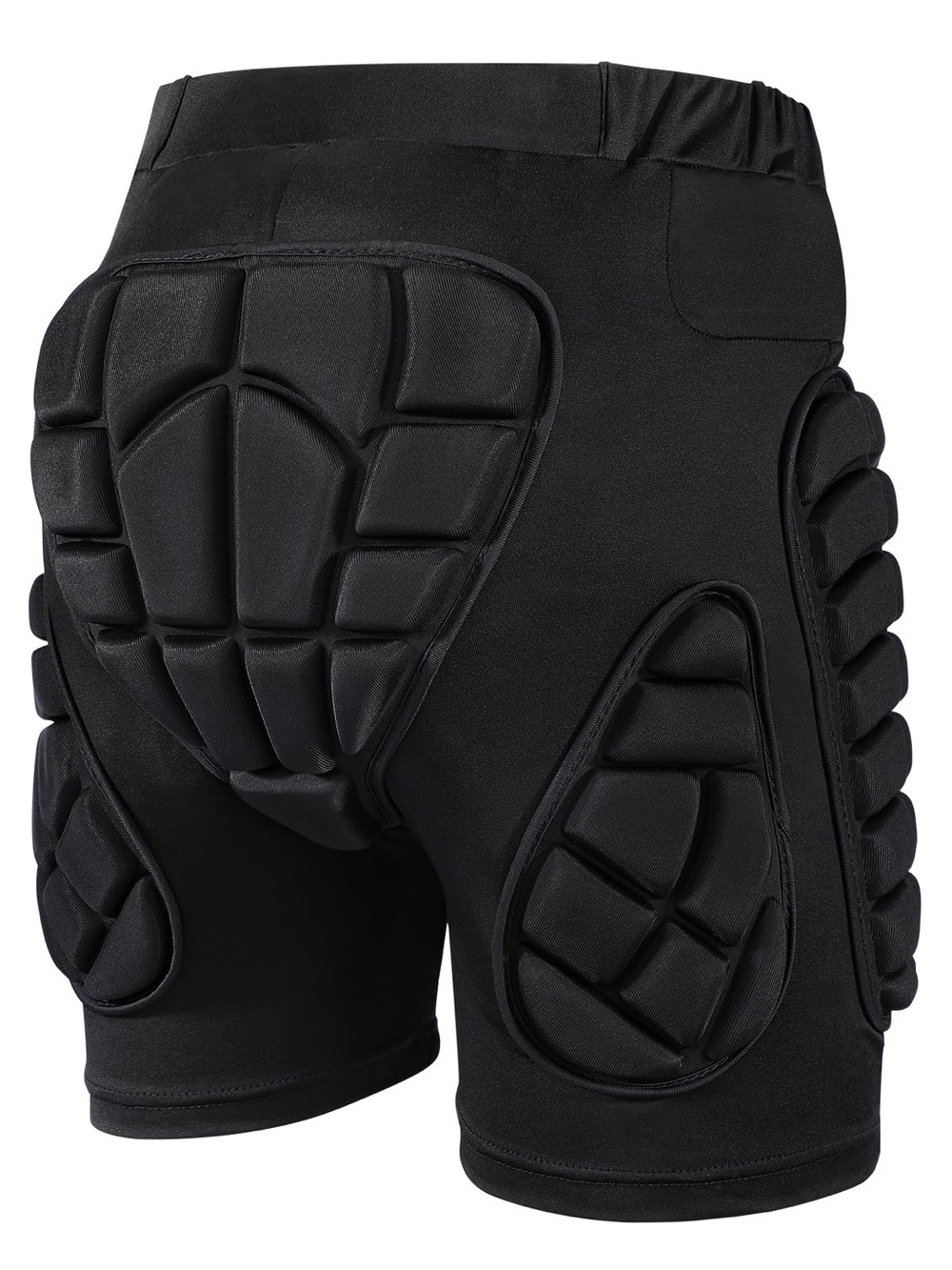 Padded Impact Protection Shorts for Men - Black Small